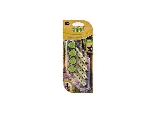 Parfum d'ambiance de 4PK Amber Forest Dual Scented Vent Stick